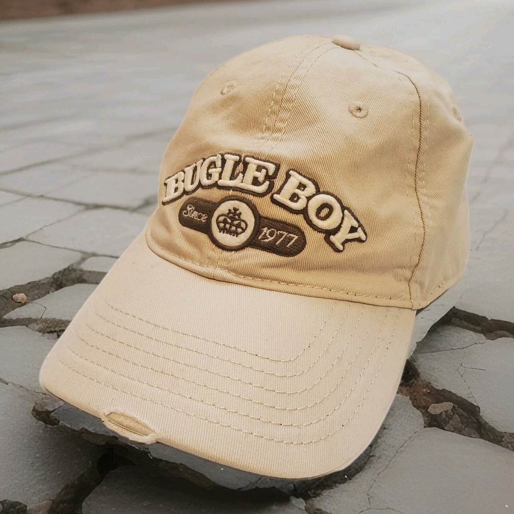 VTG 80s 90s Bugle Boy Since 1977‎  Throwback Hat Cap Hook Loop Closure